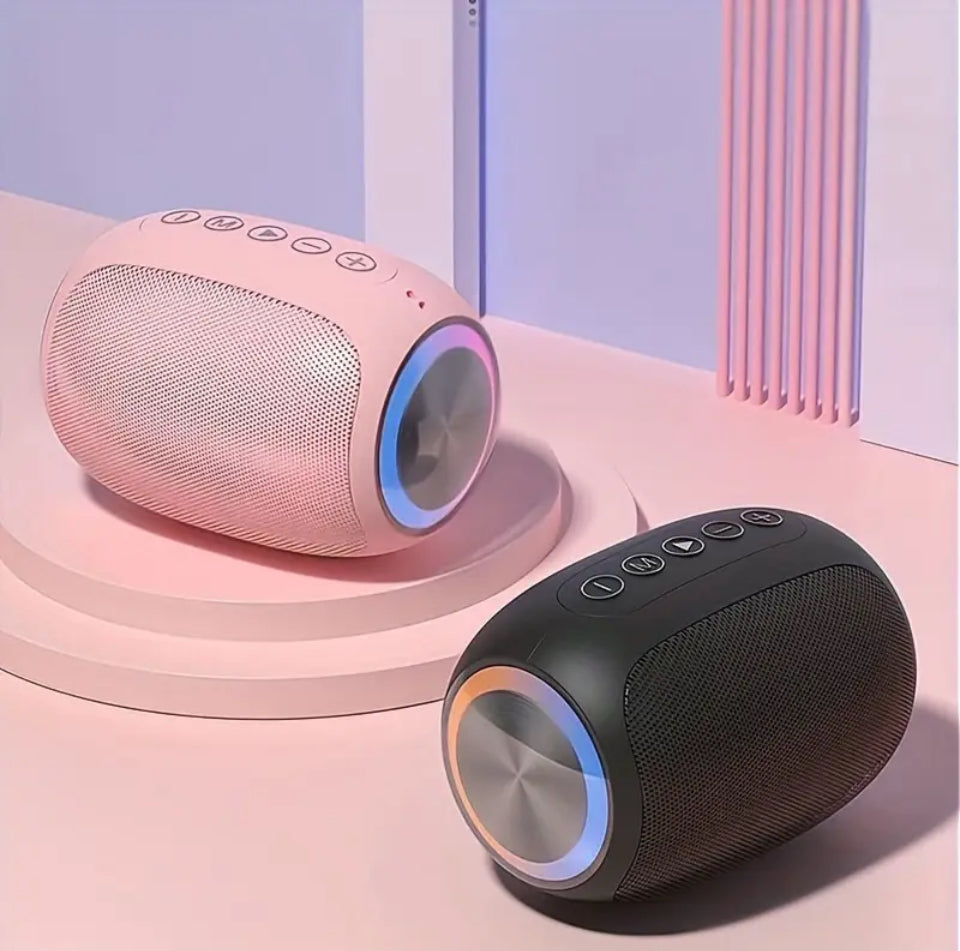 Smart Echo Dot speaker with voice control, compact design, LED light ring, and built-in Alexa for hands-free music, smart home control, and information